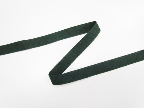 Great value 16mm Cotton Herringbone Tape- Pine Green #T608 available to order online Australia