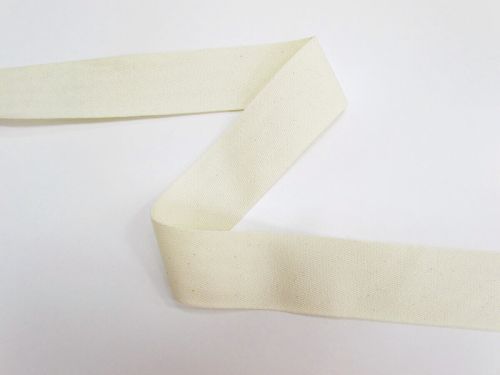 Great value 50mm Cotton Herringbone Tape- Parchment Cream #T620 available to order online Australia