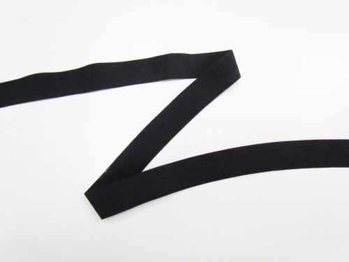 Great value 16mm Lightweight Fold Over Elastic- Matte Black #T625 available to order online Australia