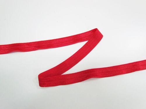 Great value 16mm Shiny Fold Over Elastic- Cherry Red #T627 available to order online Australia