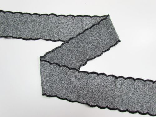 Great value 10cm Grey Clouds Scalloped Edge Trim #T629 available to order online Australia