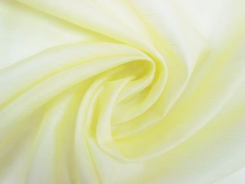 Great value Silk Linen Slub Organza- Lemon Chartreuse #12110 available to order online Australia