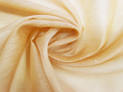 Great value Silk Linen Slub Organza- Latte Brown #12112 available to order online Australia