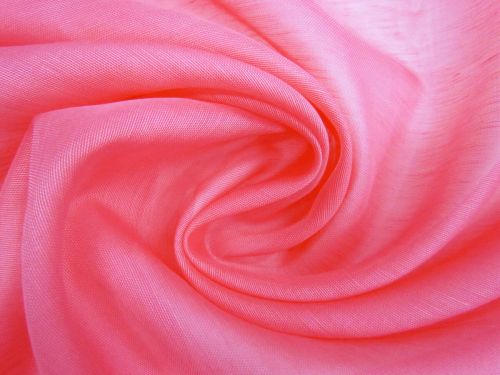 Great value Silk Linen Slub Organza- Lipstick Pink #12117 available to order online Australia