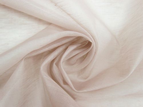 Great value Silk Linen Slub Organza- Mauve Grey #12120 available to order online Australia