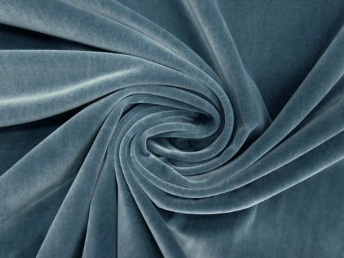 Great value Stretch Cotton Velveteen- Stormy Sea Blue #12135 available to order online Australia