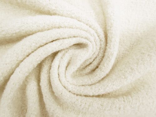 Great value Wool Cotton Boucle Knit- Cosy Cream #12146 available to order online Australia