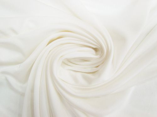 Great value Silk Viscose Interlock Jersey- Soft Ivory #12151 available to order online Australia