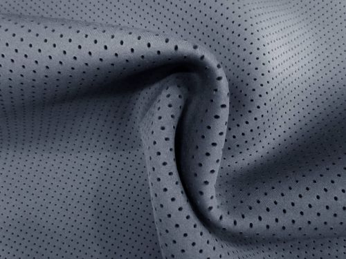 Great value Perforated Jersey Bonded Scuba- Gunmetal #12164 available to order online Australia