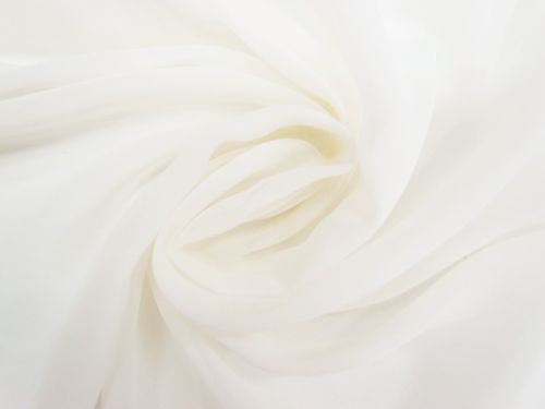 Great value Silk Cotton Chiffon- Dandelion Ivory #12167 available to order online Australia