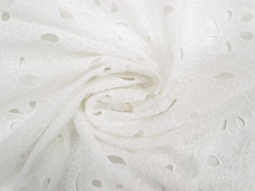 Great value Mediterranean Floral Cotton Broderie Anglaise #12211 available to order online Australia