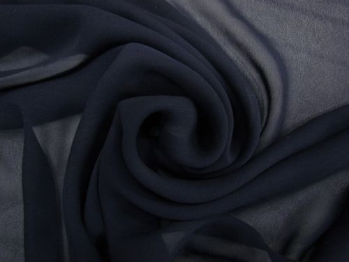 Great value Silk Georgette- Deep Sea Navy #12572 available to order online Australia