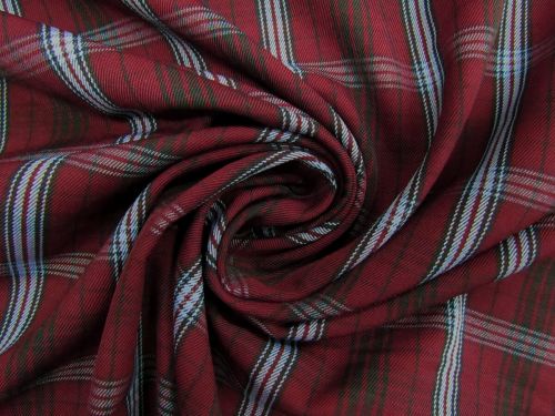 Great value Angelou Plaid Viscose Blend Suiting #12308 available to order online Australia