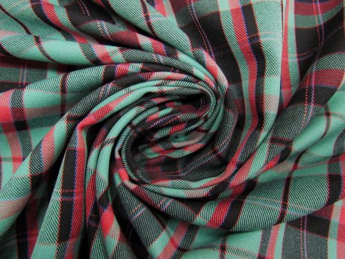 Great value Carroll Plaid Viscose Blend Suiting #12317 available to order online Australia