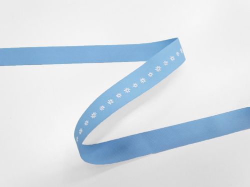 Great value 19mm Daisy Chain Ribbon- Blue #T635 available to order online Australia