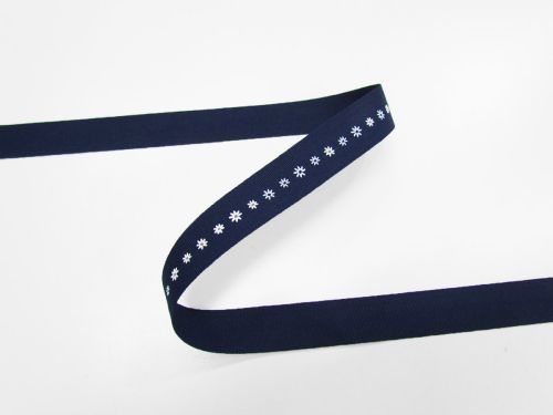 Great value 19mm Daisy Chain Ribbon- Navy Blue #T636 available to order online Australia