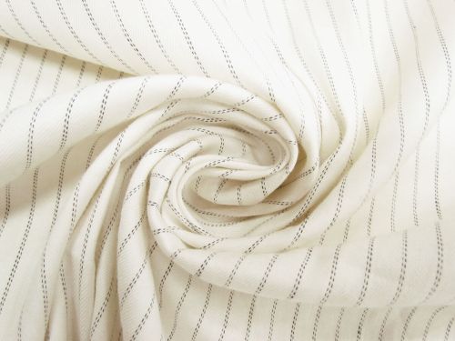 Great value Stitches Pinstripe Stretch Cotton Viscose Suiting #12331 available to order online Australia