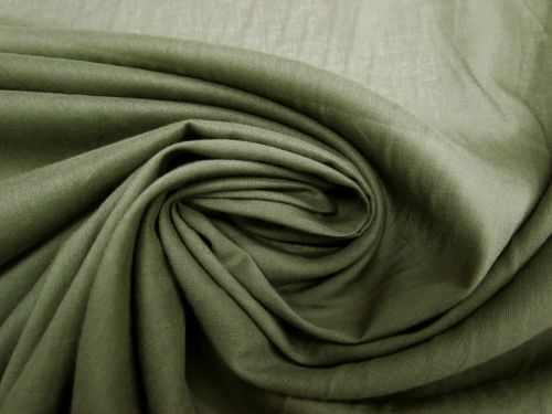 Great value Cotton Voile- Khaki Green #12371 available to order online Australia