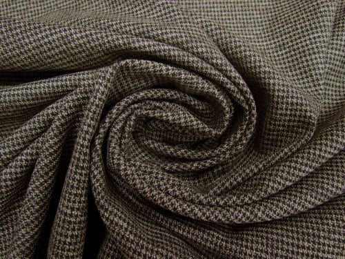 Great value Grey Days Mini Houndstooth Stretch Cotton Blend Suiting #12522 available to order online Australia