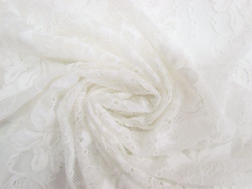 Great value Flannel Flowers Stretch Lace- White #12583 available to order online Australia