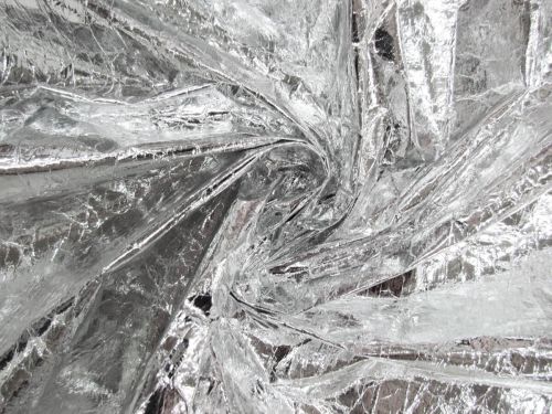 Great value Crinkle Foil Coated Polyester- Gleaming Silver #12600 available to order online Australia