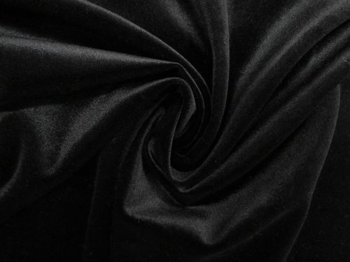 Great value Fused Stretch Velvet- Glamour Black #12650 available to order online Australia