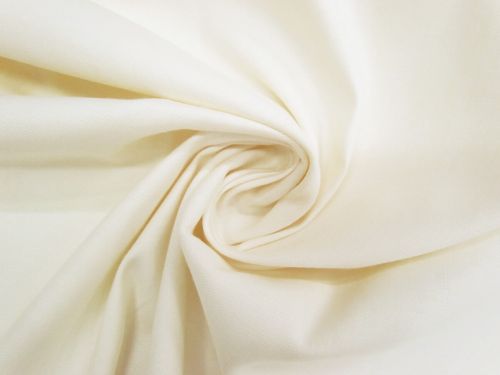 Great value Stretch Cotton Twill Suiting- Gardenia Cream #12654 available to order online Australia