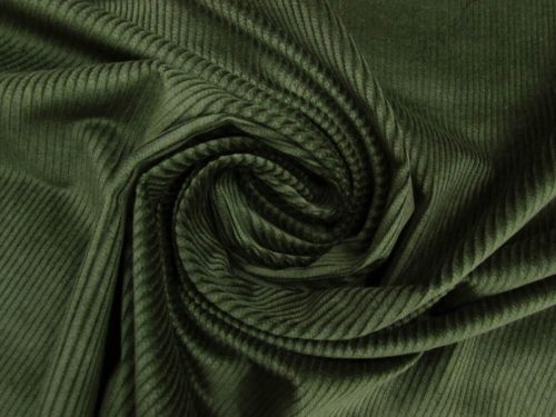 Great value Stretch Cotton Corduroy- Forest Path Green #12705 available to order online Australia