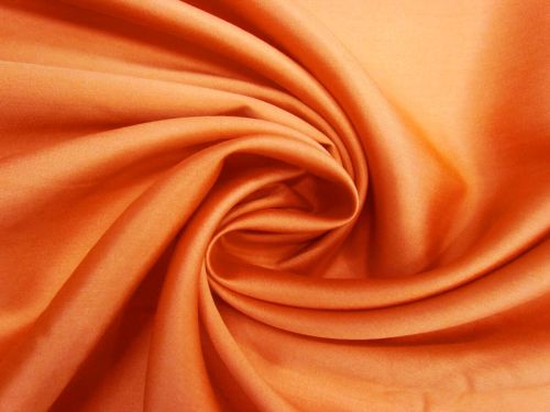 Great value Lustrous Silk Wool Twill Suiting- Saffron Orange #12712 available to order online Australia