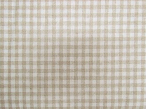 Great value Essex Yarn Dyed Gingham Linen Cotton Blend- Natural available to order online Australia