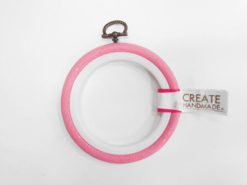 Great value 3" Embroidery Display Hoop- Pink available to order online Australia