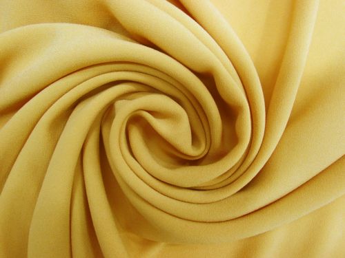 Great value Satin Back Crepe- Dijon Yellow #12743 available to order online Australia