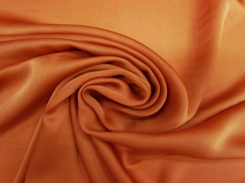 Great value Silk Satin Chiffon- Rusted Orange #12826 available to order online Australia