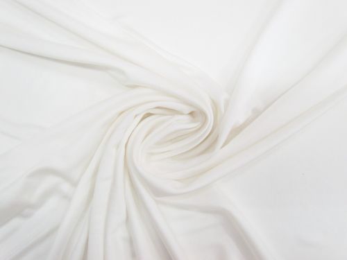 Great value Silk Viscose Interlock Jersey- Precious Ivory #12882 available to order online Australia