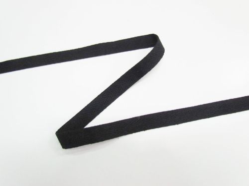 Great value 13mm Cotton Herringbone Tape- Black #T767 available to order online Australia