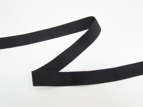 Great value 20mm Lightweight Fold Over Elastic- Soft Black #T771 available to order online Australia