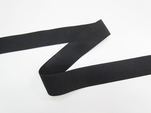 Great value 32mm Lightweight Knitted Elastic- Black #T773 available to order online Australia