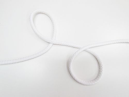 Great value 9mm Polyester Coated Cotton Cord- White #T776 available to order online Australia