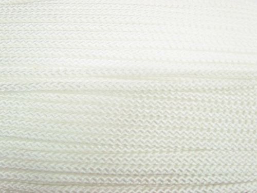 Great value 7mm Braided Cord- Shiny Cream #T777 available to order online Australia