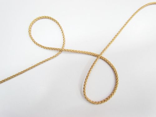 Great value 4mm Viscose Braided Cord- Old Gold #T778 available to order online Australia