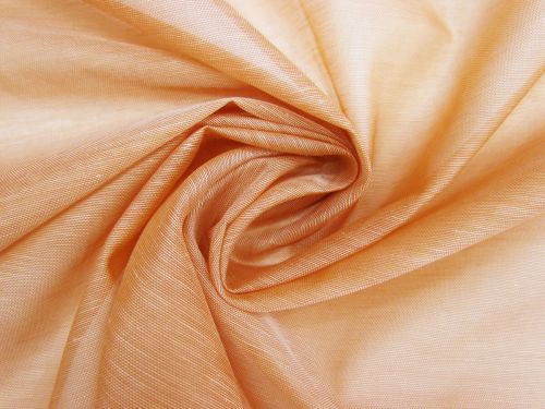 Great value Silk Linen Slub Organza- Soft Orange #12914 available to order online Australia