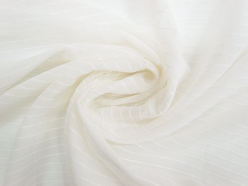 Great value Summer Ivory Tufted Stripe Silk Chiffon #12921 available to order online Australia