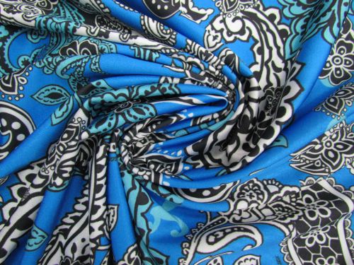 Great value Ocean Paradise Paisley Shiny Spandex #12939 available to order online Australia