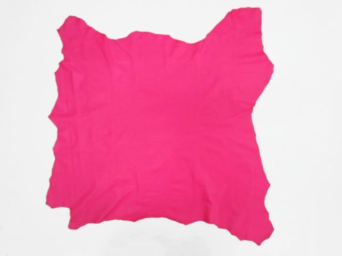 Great value 80cm x 90cm Soft Leather Hide- Hot Pink #12943 available to order online Australia