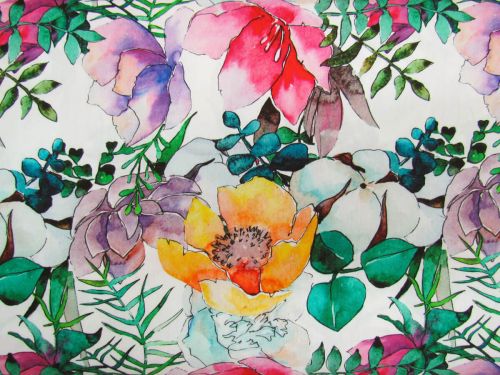 Great value Garden Illustrations- White #PW1500 available to order online Australia