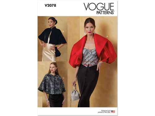 Great value Vogue Pattern V2078 UNDEFINED ACCESSORIES- Size A (XS-S-M-L-XL) available to order online Australia