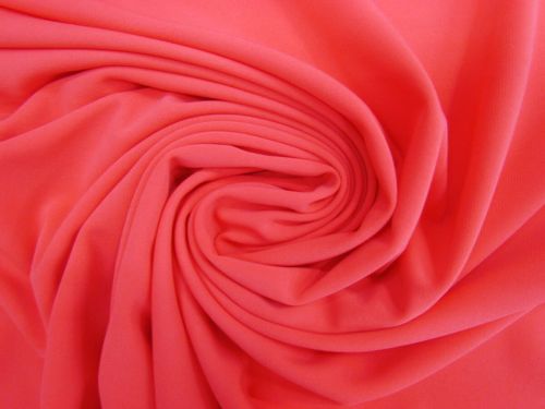 Great value Lightweight Ponte- Neon Coral #13085 available to order online Australia