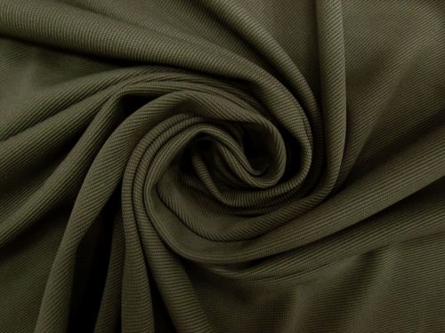 Great value Twill Look Ponte Knit- Dark Olive #13118 available to order online Australia