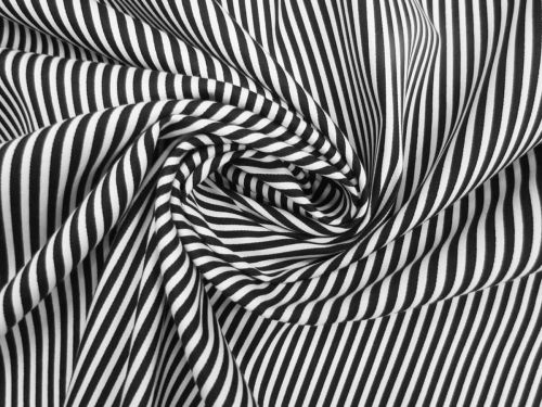 Great value Salt And Pepper Stripe Stretch Cotton Blend Shirting #13135 available to order online Australia