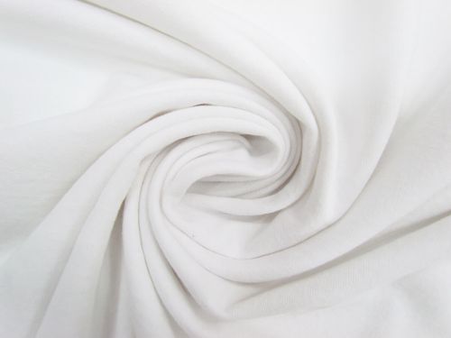 Great value Cotton Unbrushed French Terry- Dandelion White #13148 available to order online Australia
